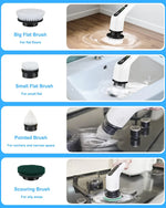 Replacement Brush Heads Set for Cordless Scrubber